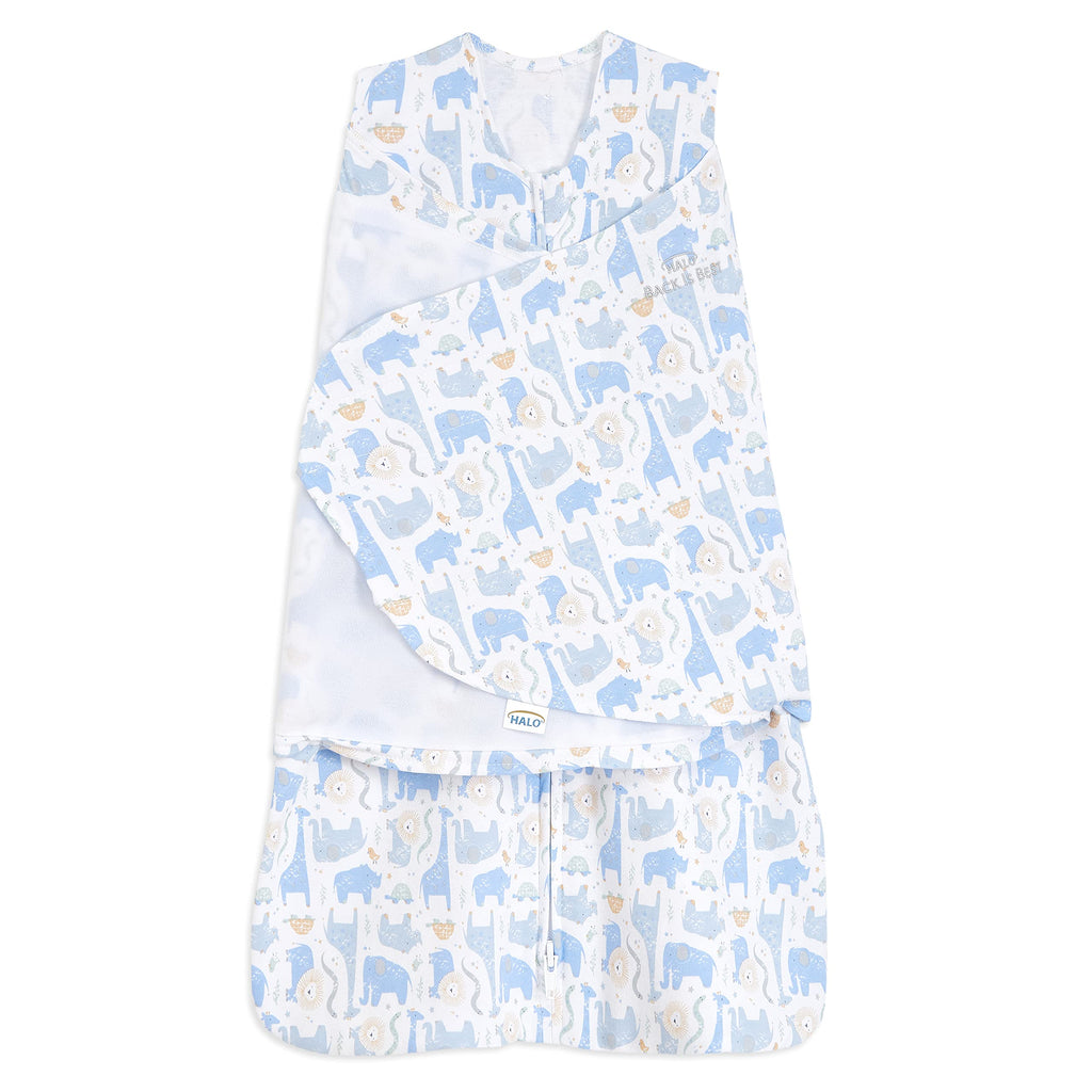 HALO SleepSack Swaddle | Cotton | 1.5 TOG | 6-12 lbs |Floral Stripe Jansha Store