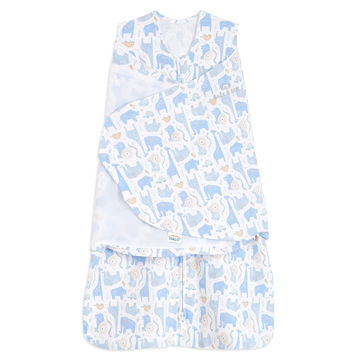 HALO SleepSack Swaddle | Cotton | 1.5 TOG | 6-12 lbs |Floral Stripe Jansha Store