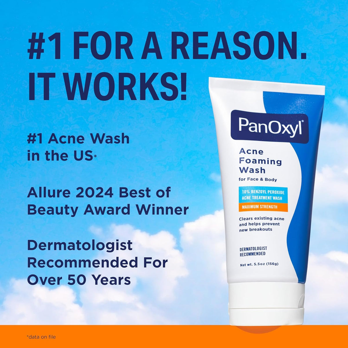 PanOxyl Acne Foaming Wash, 10% Benzoyl Peroxide, For Face & Body, 5.5 oz Jansha Store