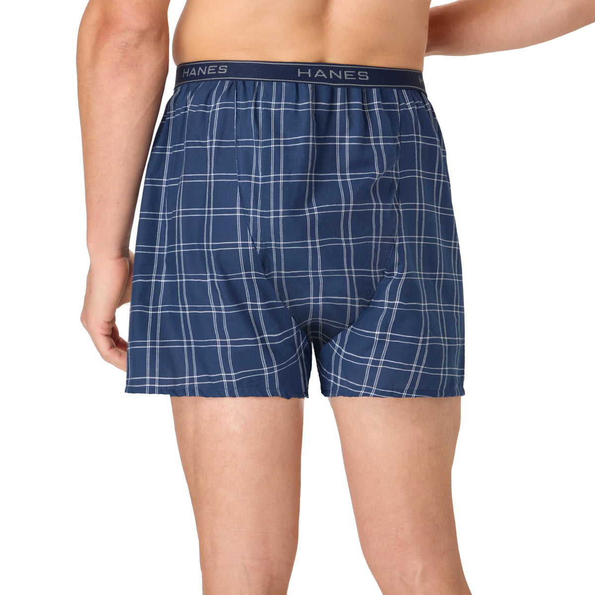 Hanes Men's Underwear Boxers Pack, Cool & Breathable Cotton Underwear, Moisture-Wicking Boxers for Men Jansha Store