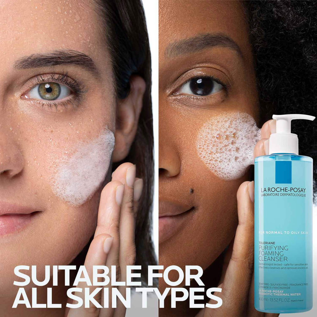 La Roche-Posay Toleriane Purifying Foaming Facial Cleanser with Niacinamide Jansha Store
