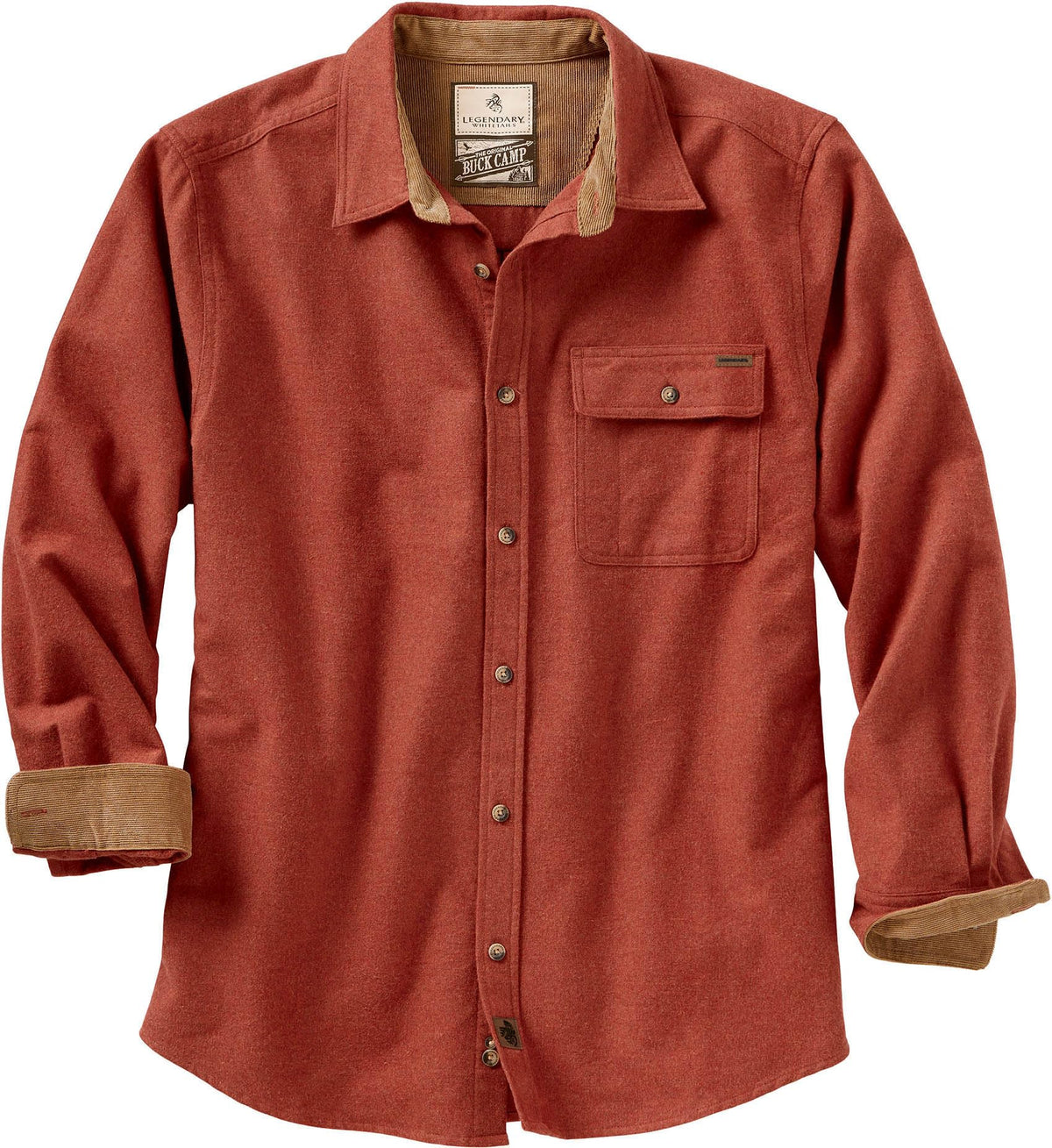 Legendary Whitetails Mens Flannel Long Sleeve Button Down 100% Cotton Shirt Jansha Store