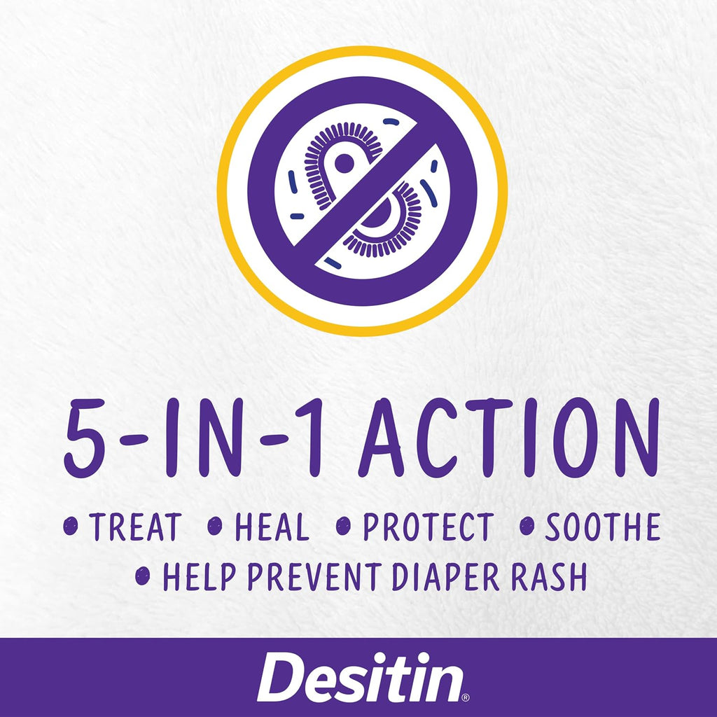 Desitin Maximum Strength Diaper Rash Paste, 40% Zinc Oxide, 4.8 oz Jansha Store