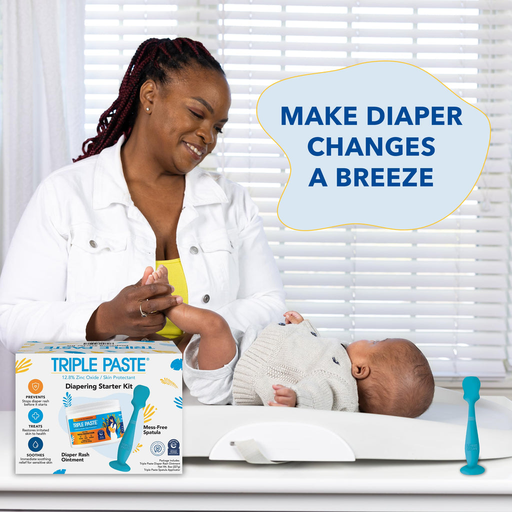 Triple Paste Diaper Rash Cream, Zinc Oxide Baby Ointment, 16 oz Jansha Store