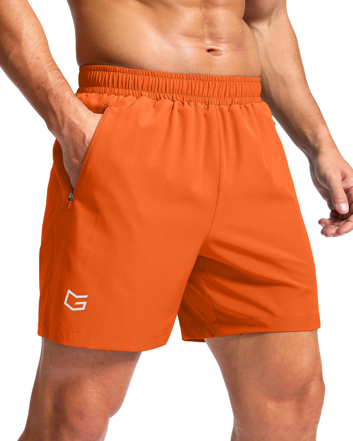 G Gradual Men's Athletic Running Shorts with 2 Zipper Pockets 7"/ 5"/ 9" Jansha Store