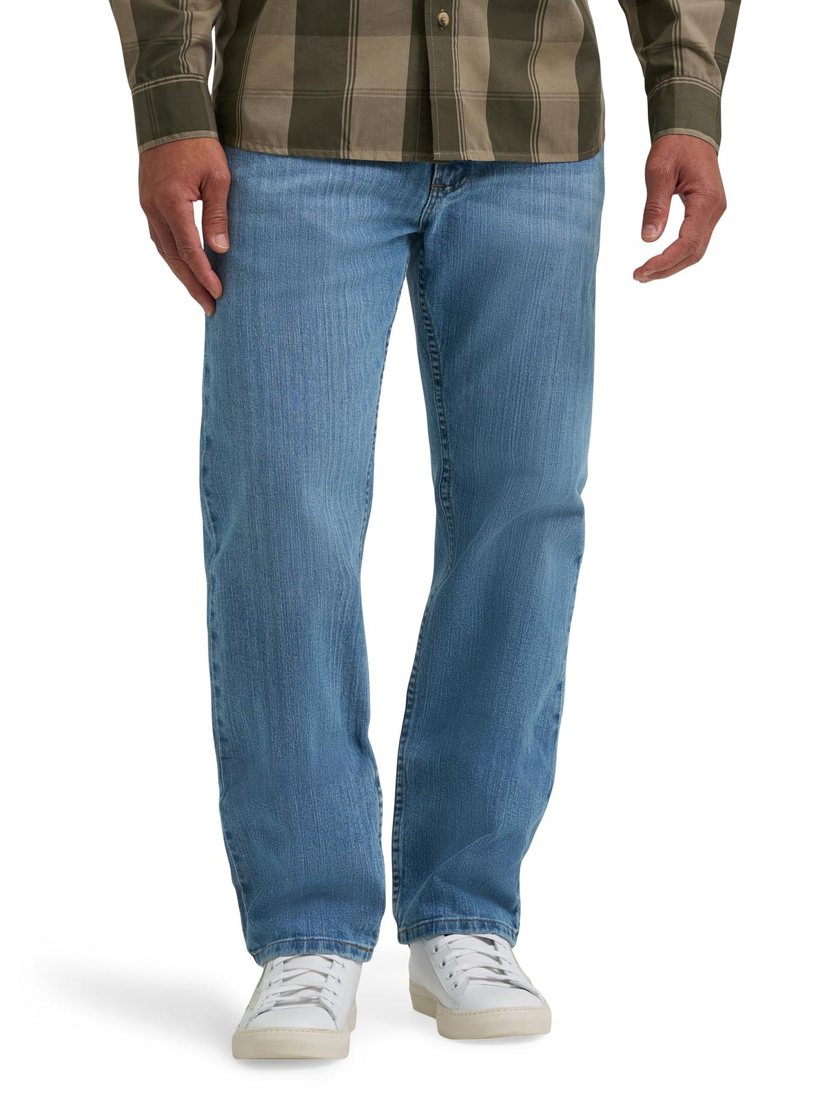 Wrangler Authentics Men's Regular Fit Comfort Flex Waist Jean Jansha Store