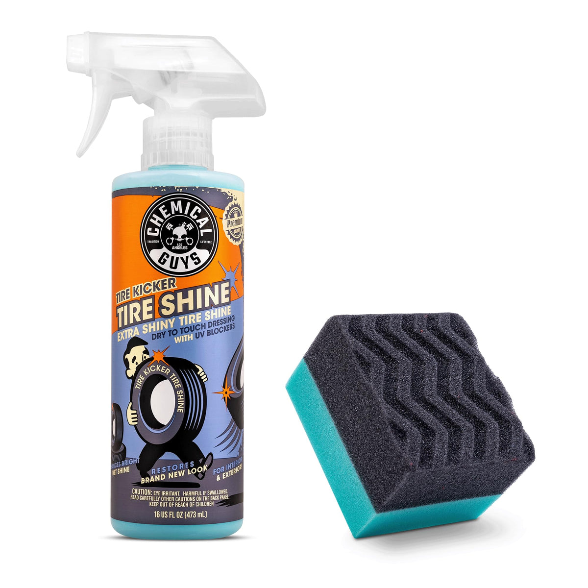 Chemical Guys, Tire Kicker Extra Glossy Tire Shine for Rubber & Trim, 16 oz Jansha Store