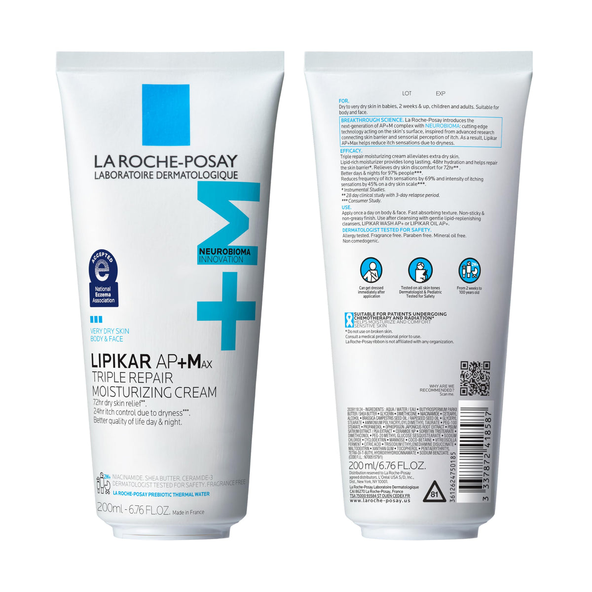 La Roche-Posay Lipikar AP+MAX Triple Repair Moisturizing Body Cream Jansha Store