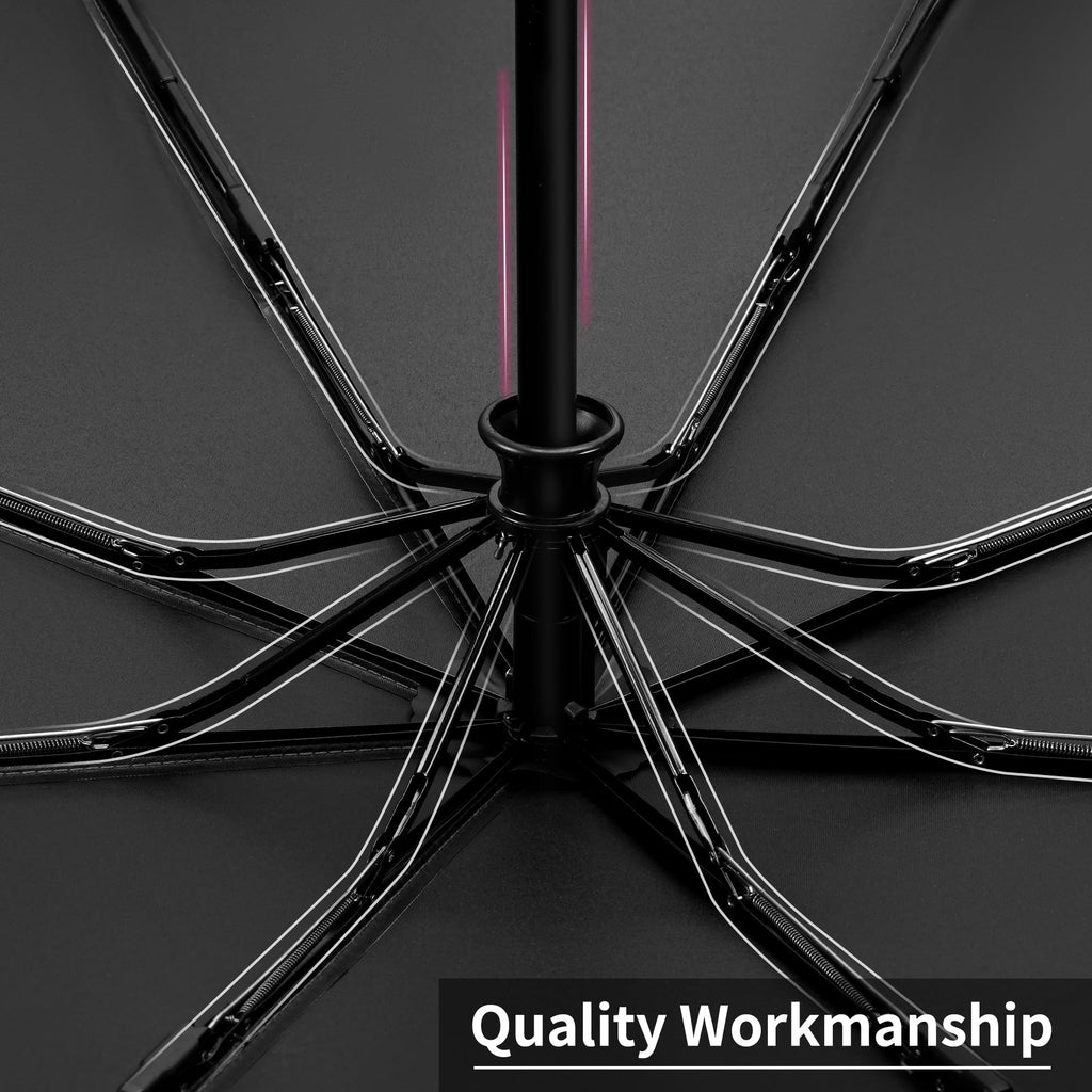 Seniny Windproof Travel Umbrella, Automatic Umbrellas for Rain, Portable & Compact Umbrellas for Backpack, Strong UV for Protection, Folding Small Sun Umbrella for Car, Walking Jansha Store
