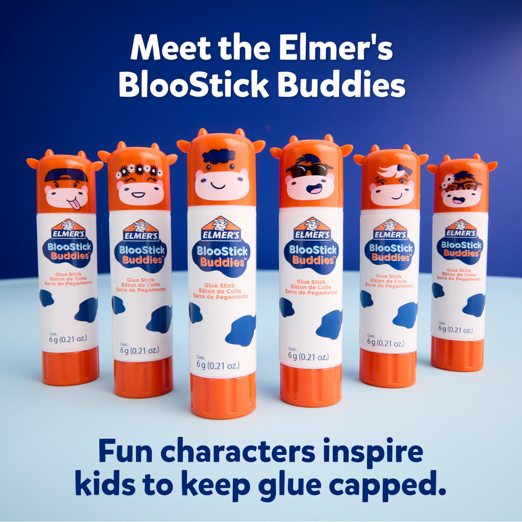 Elmer's Disappearing Purple School Glue Sticks, Washable, 6 Grams, 12 Count - Arts & Crafts, Poster, Projects, Back to School, #1 Teacher Brand Jansha Store