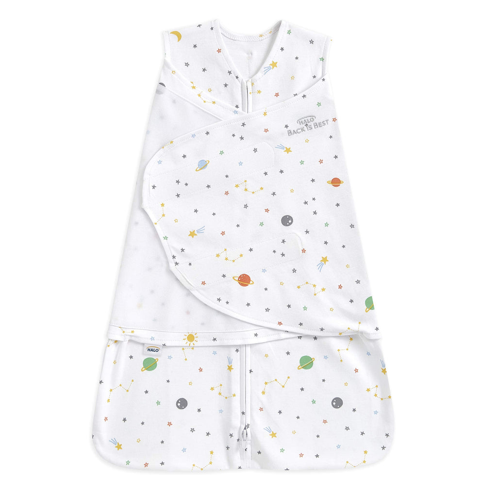 HALO SleepSack Swaddle | Cotton | 1.5 TOG | 6-12 lbs |Floral Stripe Jansha Store