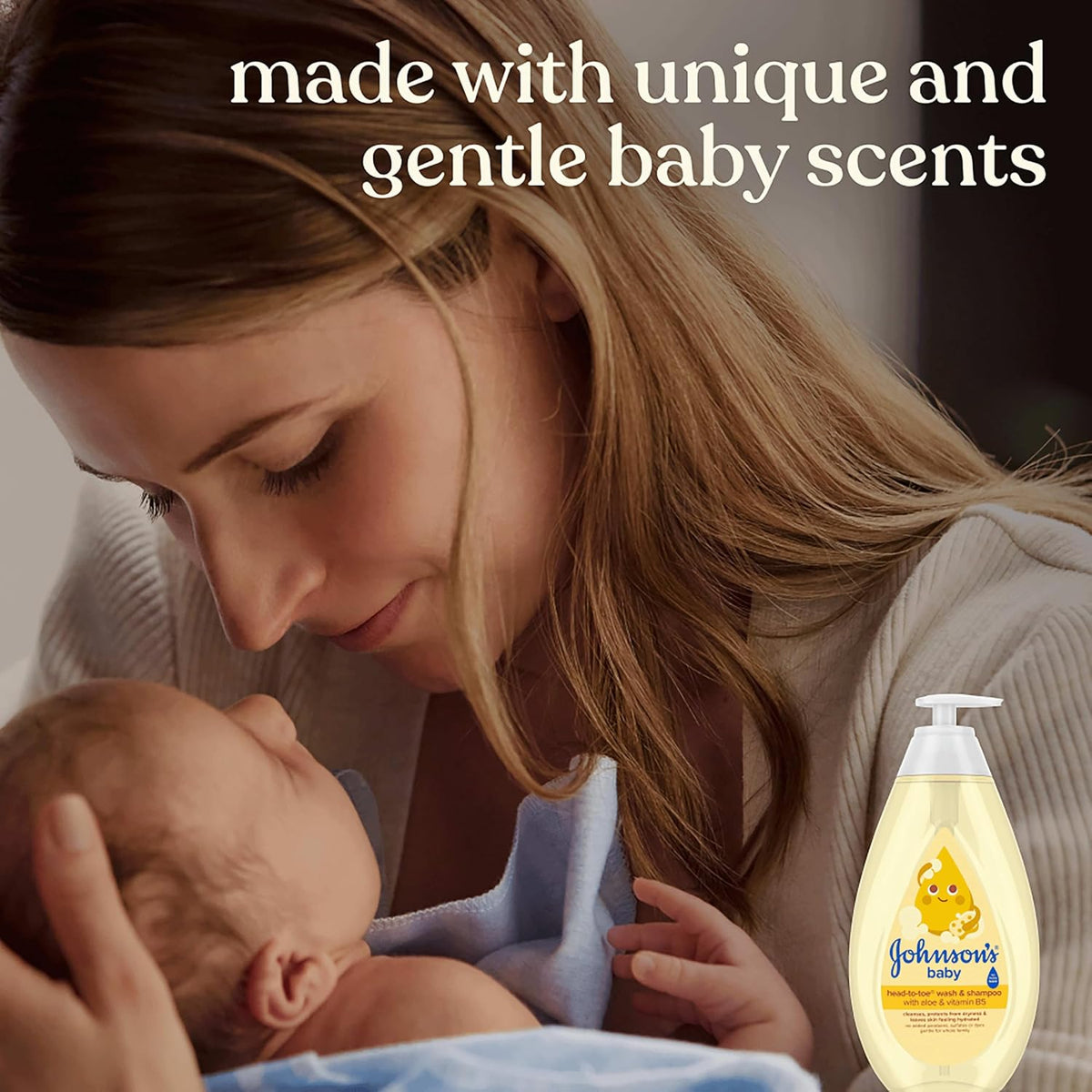 Johnson's Baby Head-to-Toe Wash & Shampoo, Tear Free, 27.1 fl. oz Jansha Store