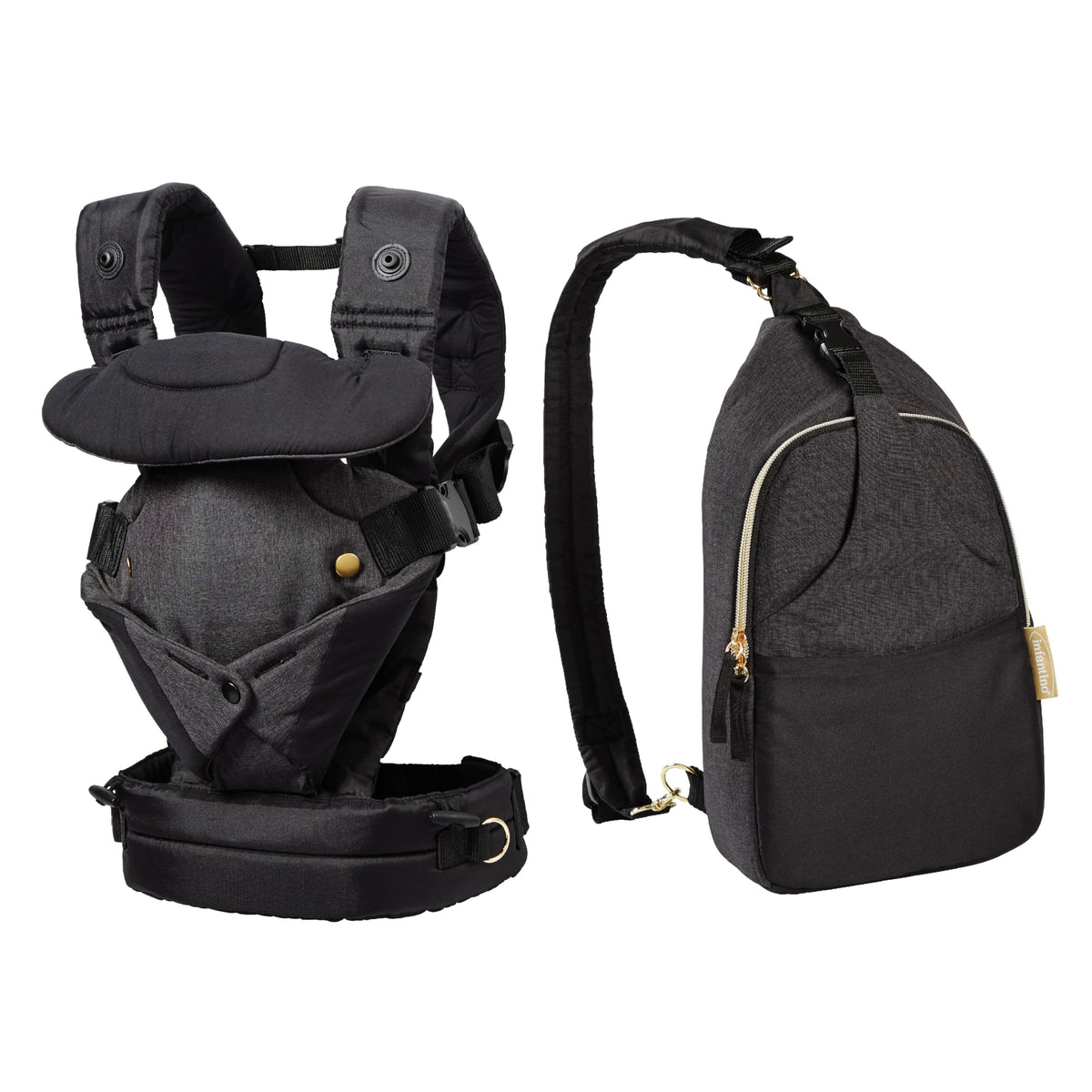Infantino Flip 4-in-1 Baby Carrier Convertible Ergonomic, Rainbow Jansha Store