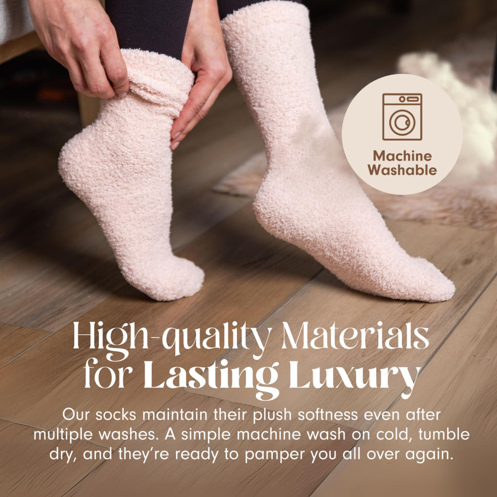 Unboxme Gifts Warm & Cozy Ultra-Luxe Cloud Fuzzy Socks, Gifts for Women Jansha Store