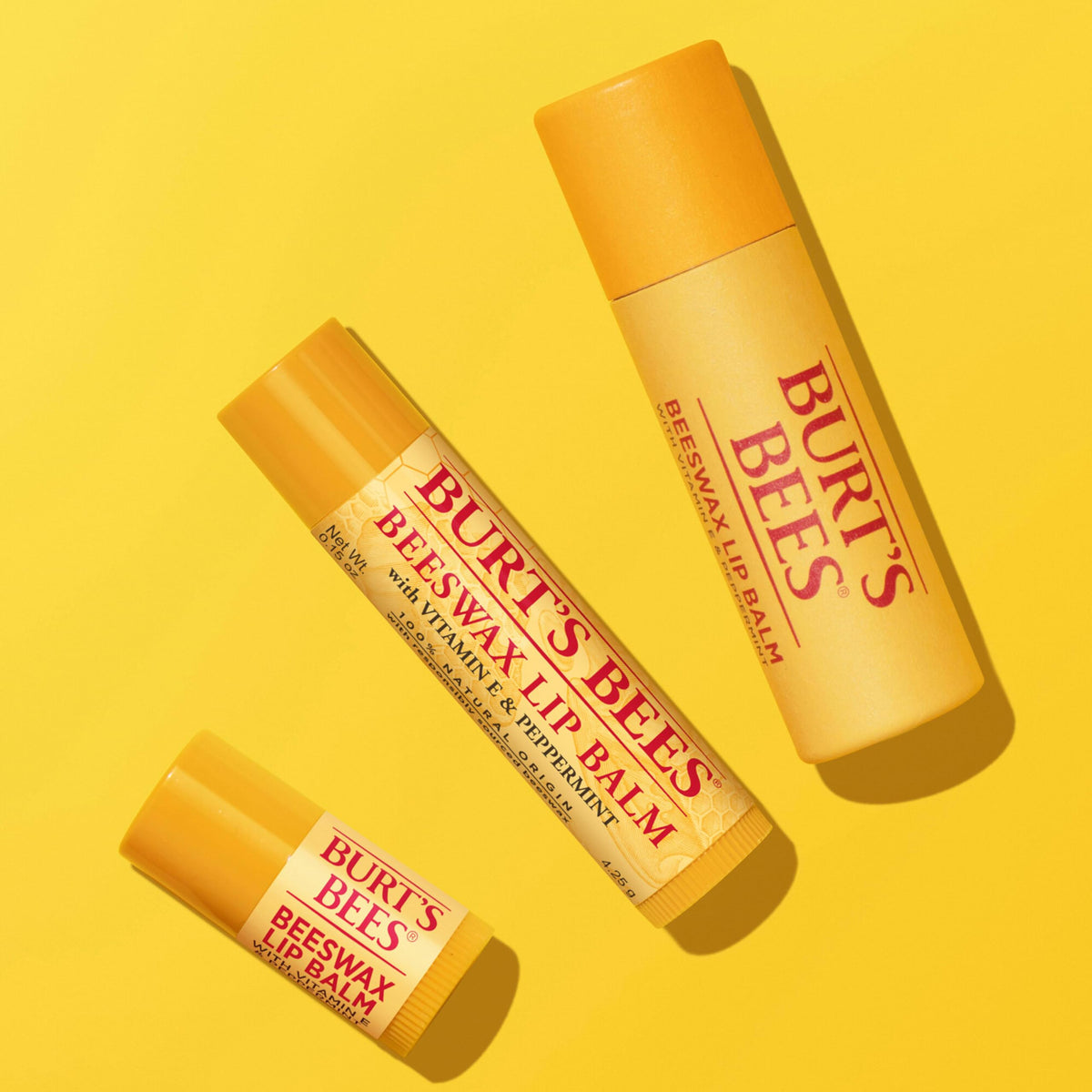 Burt's Bees Lip Balm, Pomegranate, 0.15 oz., 4 Tubes Jansha Store