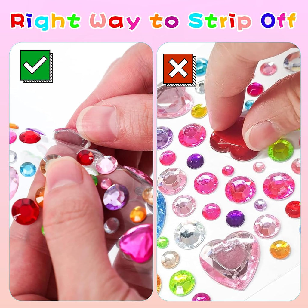 Stocking Stuffers,3528PCS Gem Stickers,Scrapbook Supplies Rhinestones Craft Jansha Store