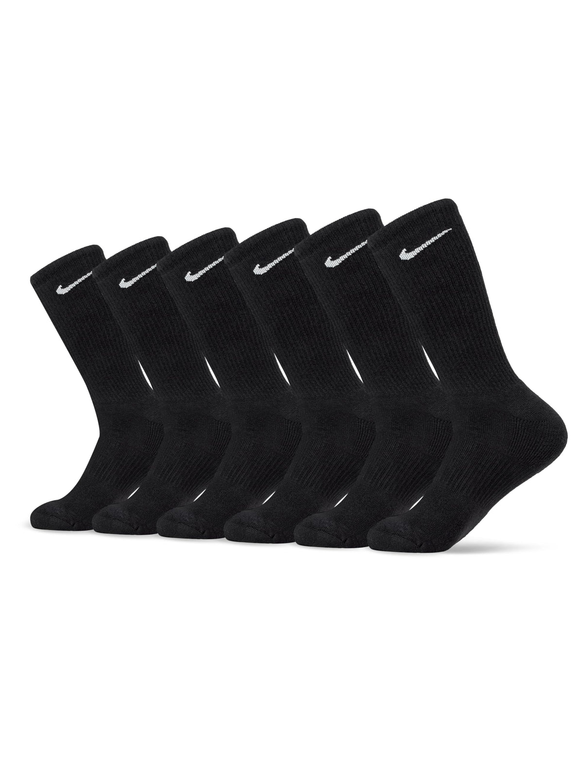 Nike Adult Everyday Cushioned Training Crew Socks (6-Packs) | Mens & Womens Jansha Store