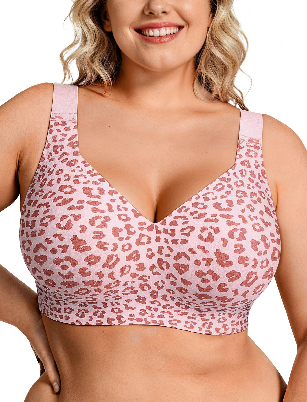 OEAK Womens Wireless Jelly Bras Plus Size Support Push Up Comfortable Bra Jansha Store