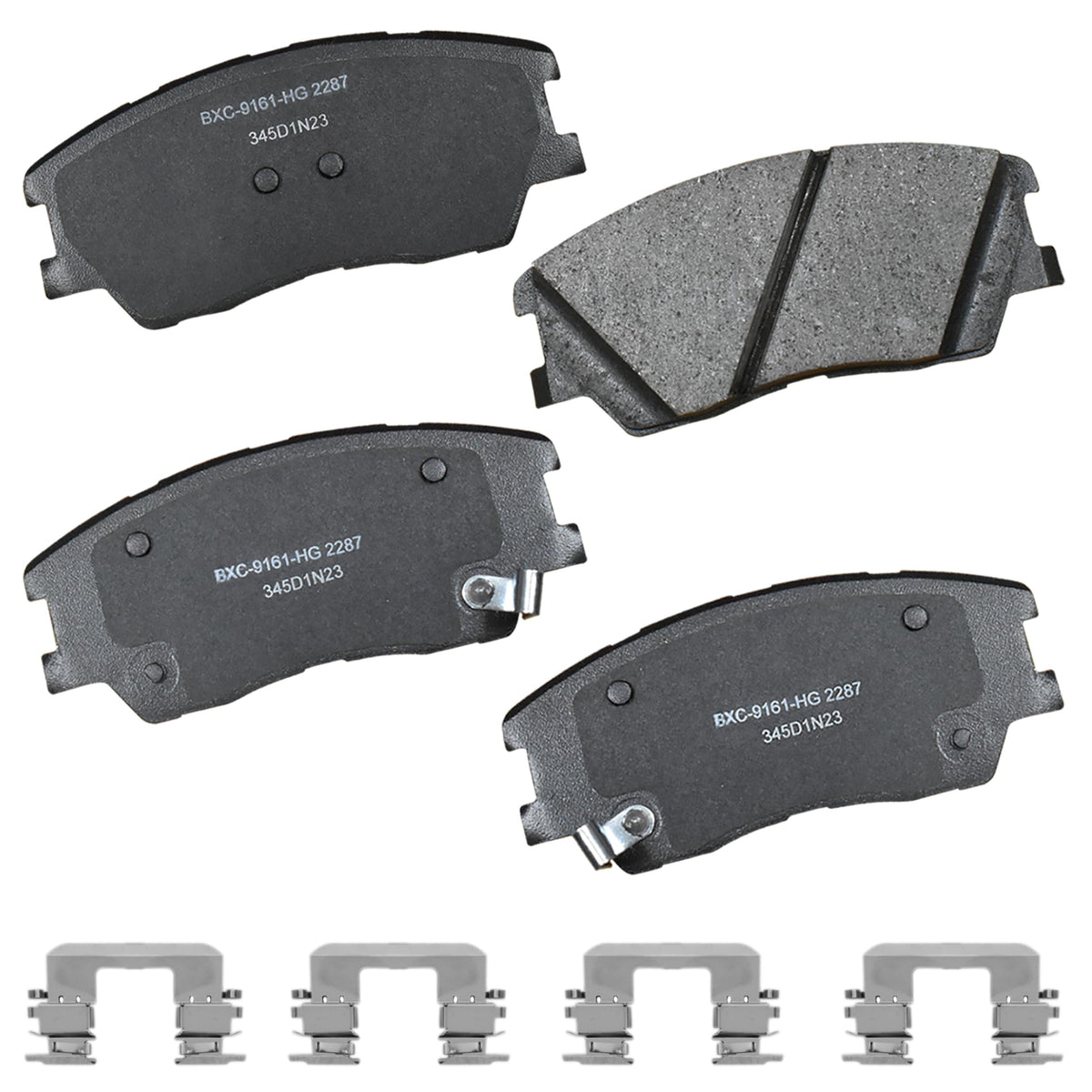 Bendix Premium SBC436A Ceramic Front Brake Pads for Toyota 4Runner 2002-2001, Hilux 2004, Tacoma 1998-1995 Jansha Store