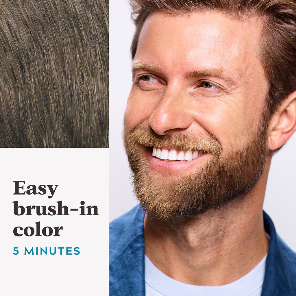 JUST FOR MEN Mustache & Beard Dye, Keratin, Light Brown M-25 (1 Pack) Jansha Store