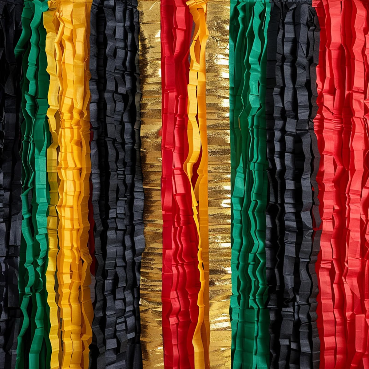 PartyWoo Yellow Crepe Paper Streamers 4pcs 328 FT Yellow Streamers Jansha Store