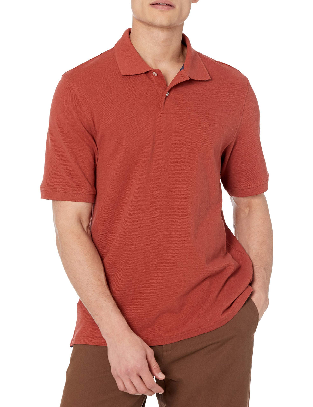 Amazon Essentials Men's Regular-Fit Cotton Pique Polo Shirt Jansha Store
