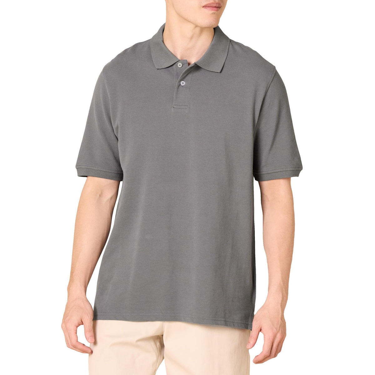 Amazon Essentials Men's Regular-Fit Cotton Pique Polo Shirt Jansha Store