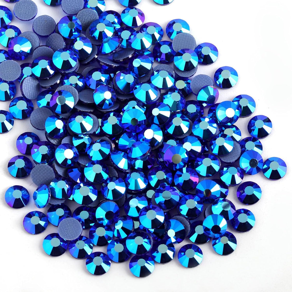 Beadsland Hotfix Rhinestones, Sapphire AB, SS10, 2880pcs Jansha Store