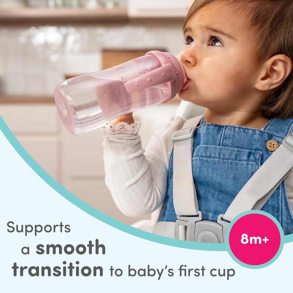 NUK for Nature Learner Cup, 10 oz, 9+ Months – BPA Free, Spill Proof Sippy Cup Jansha Store