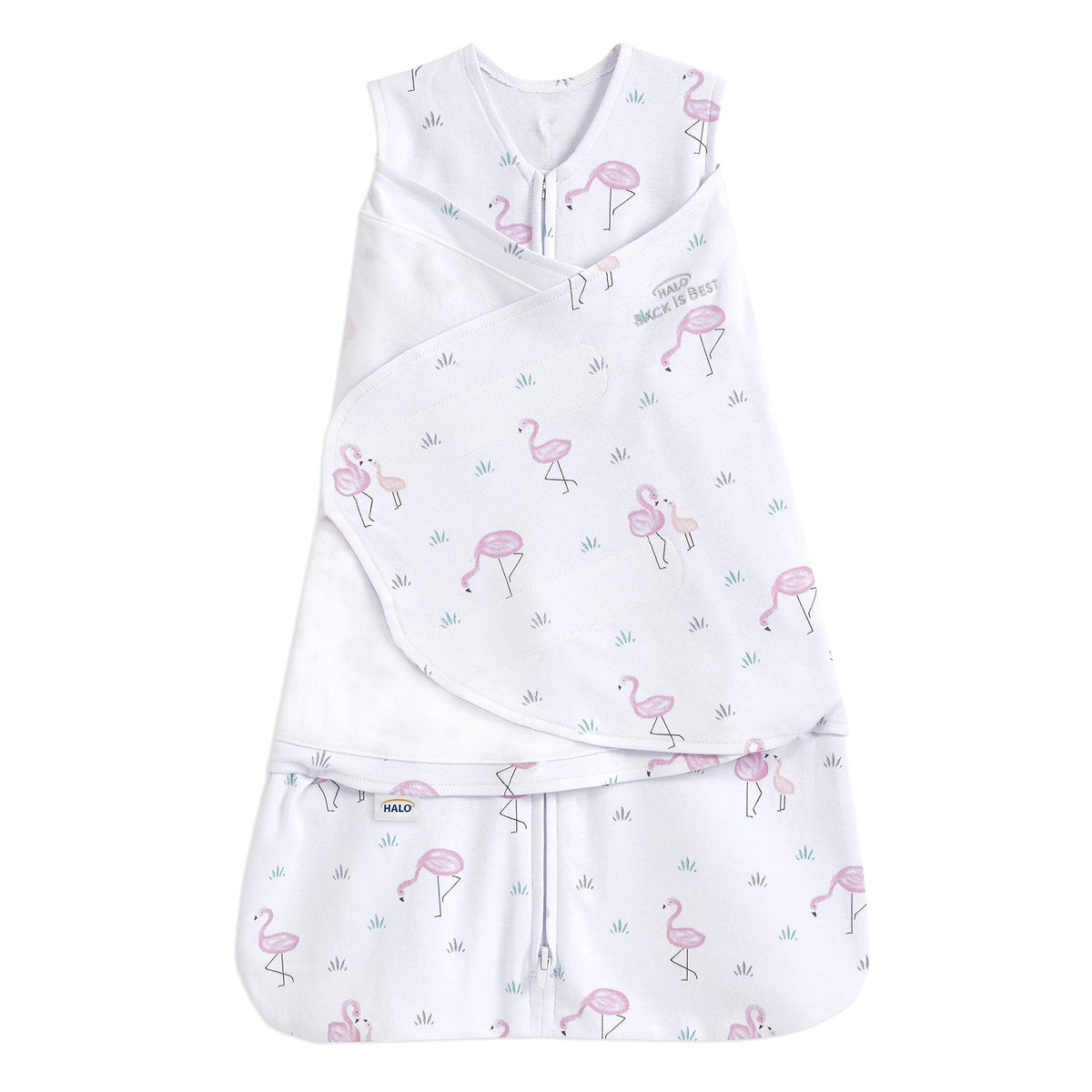 HALO SleepSack Swaddle | Cotton | 1.5 TOG | 6-12 lbs |Floral Stripe Jansha Store