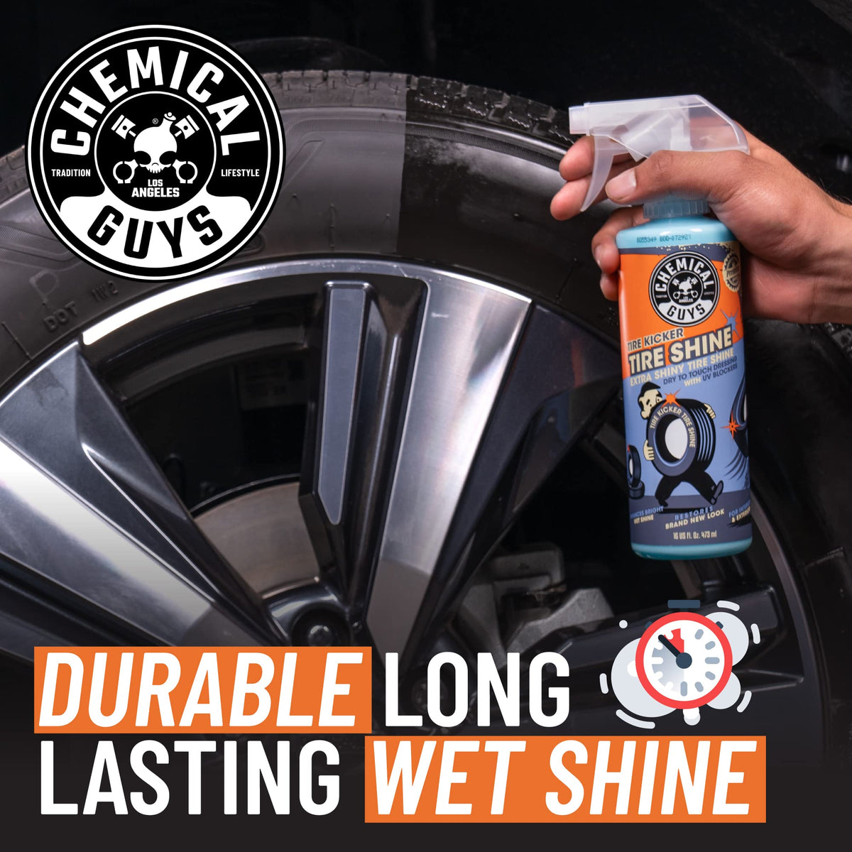 Chemical Guys, Tire Kicker Extra Glossy Tire Shine for Rubber & Trim, 16 oz Jansha Store
