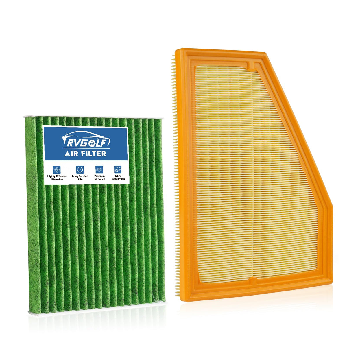 Not for Hybrid, Engine+Cabin Air Filter Fit 2015-2019 Sonata 2.4L (Gas) Jansha Store