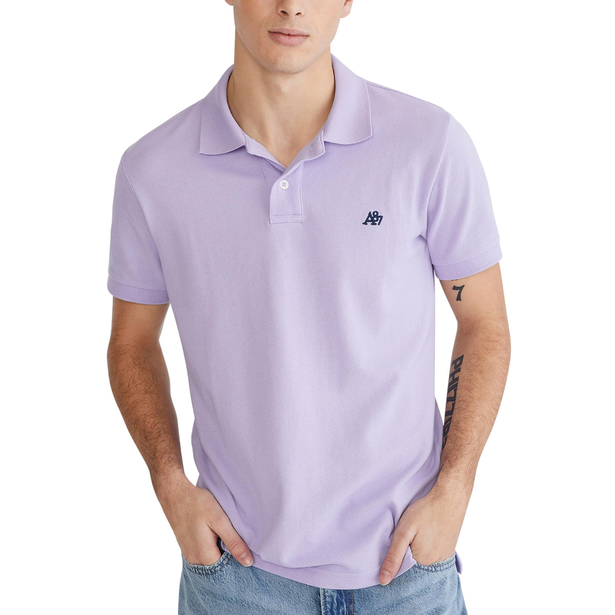 AEROPOSTALE Men's Uniform Polo Short Sleeve Jansha Store