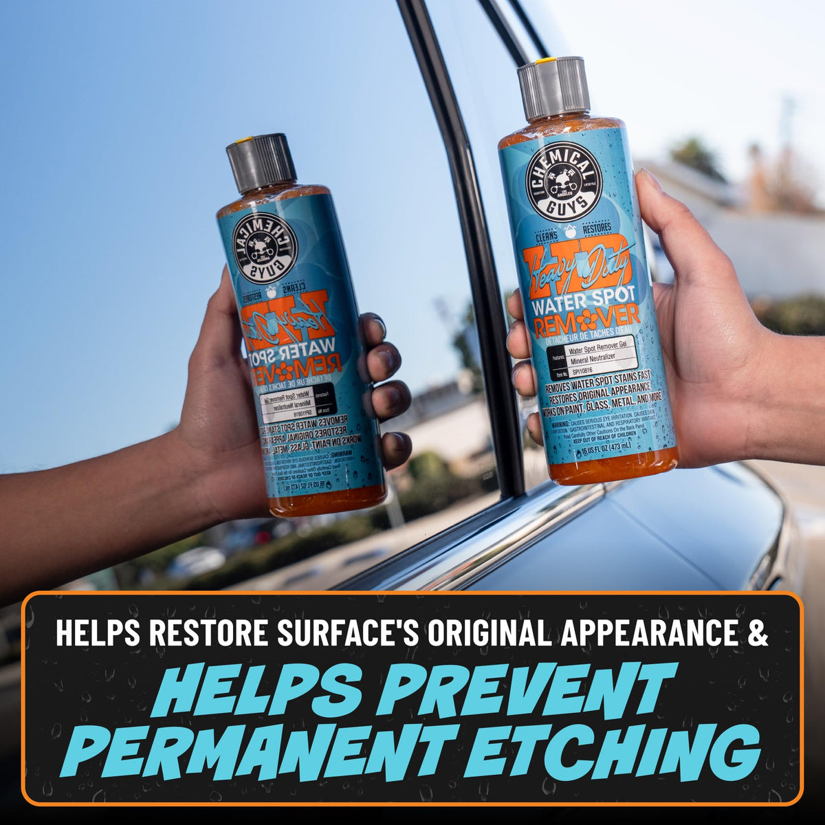 Chemical Guys, Heavy Duty Water Spot Remover Gel for Glass & Paint, 16 oz Jansha Store