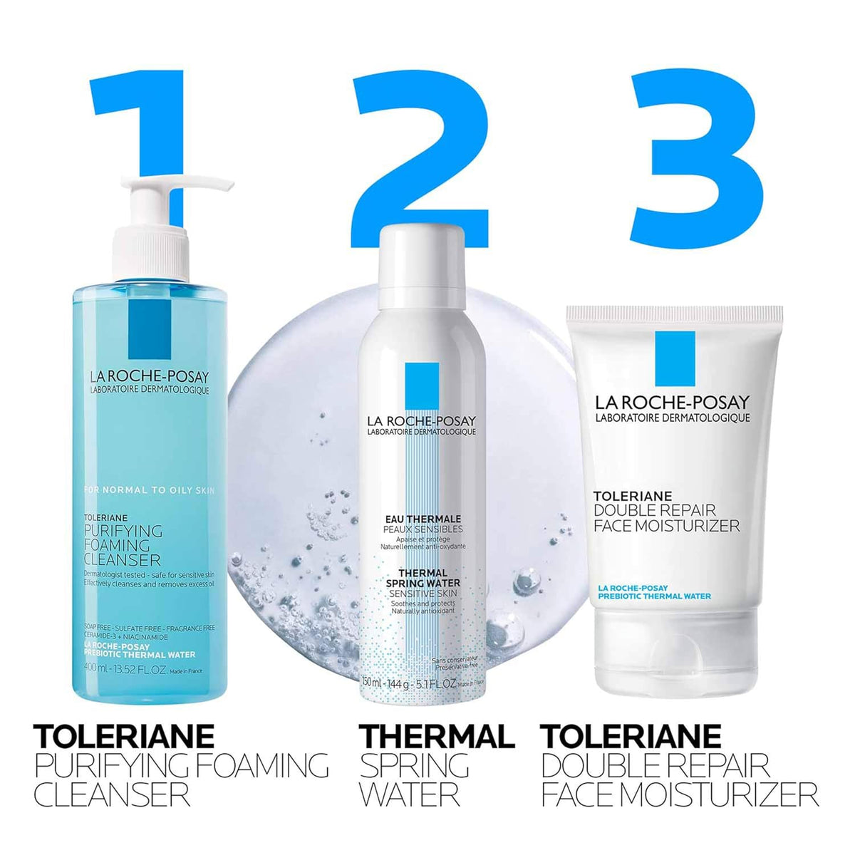 La Roche-Posay Toleriane Purifying Foaming Facial Cleanser with Niacinamide Jansha Store