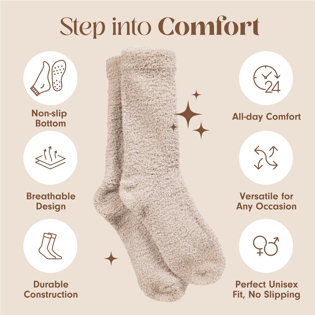 Unboxme Gifts Warm & Cozy Ultra-Luxe Cloud Fuzzy Socks, Gifts for Women Jansha Store