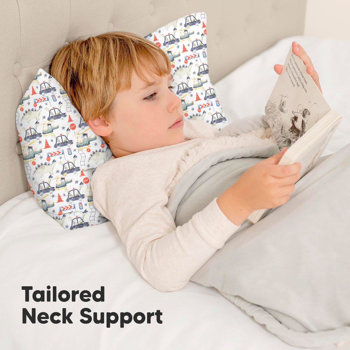 Toddler Pillow with Pillowcase, 13x18 My Little Dreamy Pillow (Flora Vale) Jansha Store