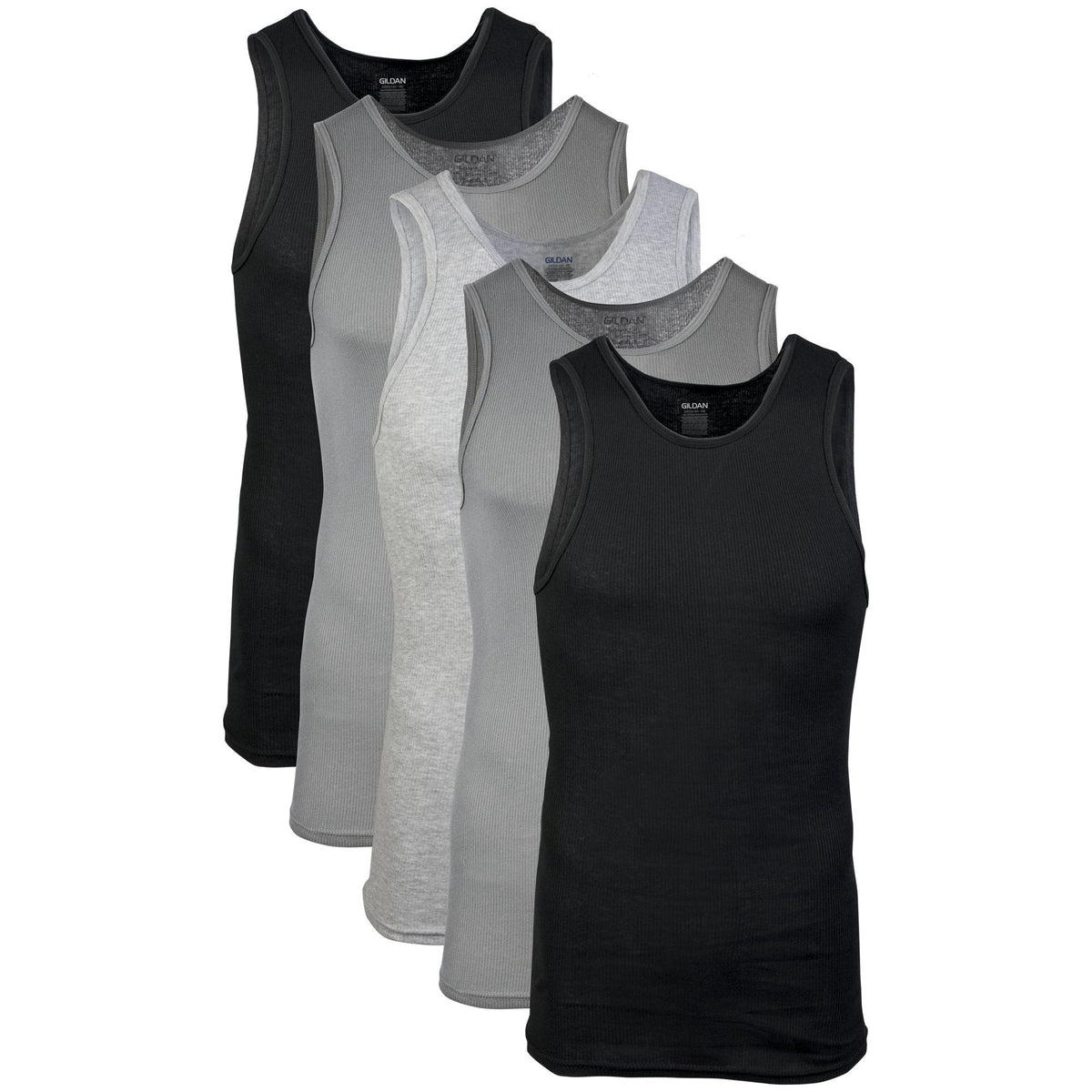 Gildan Men's A-Shirts Tanks Multipack Jansha Store