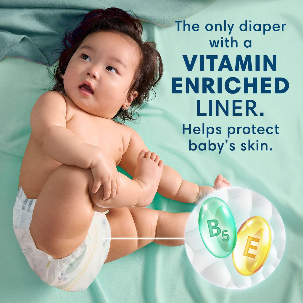 Pampers Pure Baby Diapers, Size 5 (27+ lbs), 132 Jansha Store