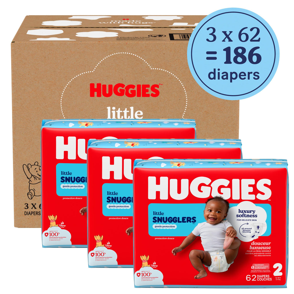 Huggies Little Snugglers Newborn Diapers, 84 Count Jansha Store