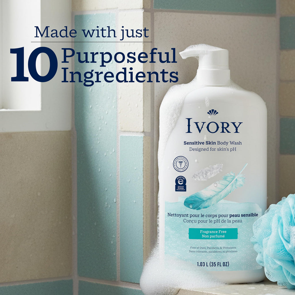 Ivory Body Wash Designed for the Whole Family, Original Scent, 35 fl oz Jansha Store