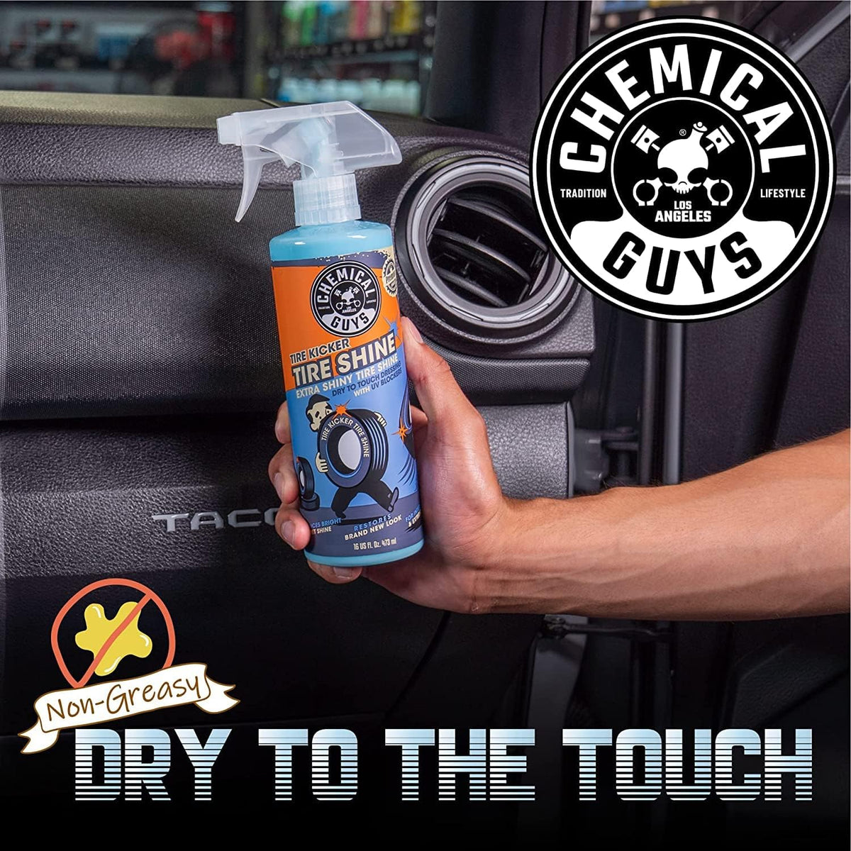 Chemical Guys, Tire Kicker Extra Glossy Tire Shine for Rubber & Trim, 16 oz Jansha Store