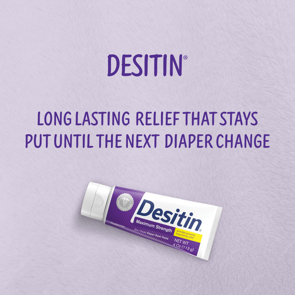 Desitin Maximum Strength Diaper Rash Paste, 40% Zinc Oxide, 4.8 oz Jansha Store