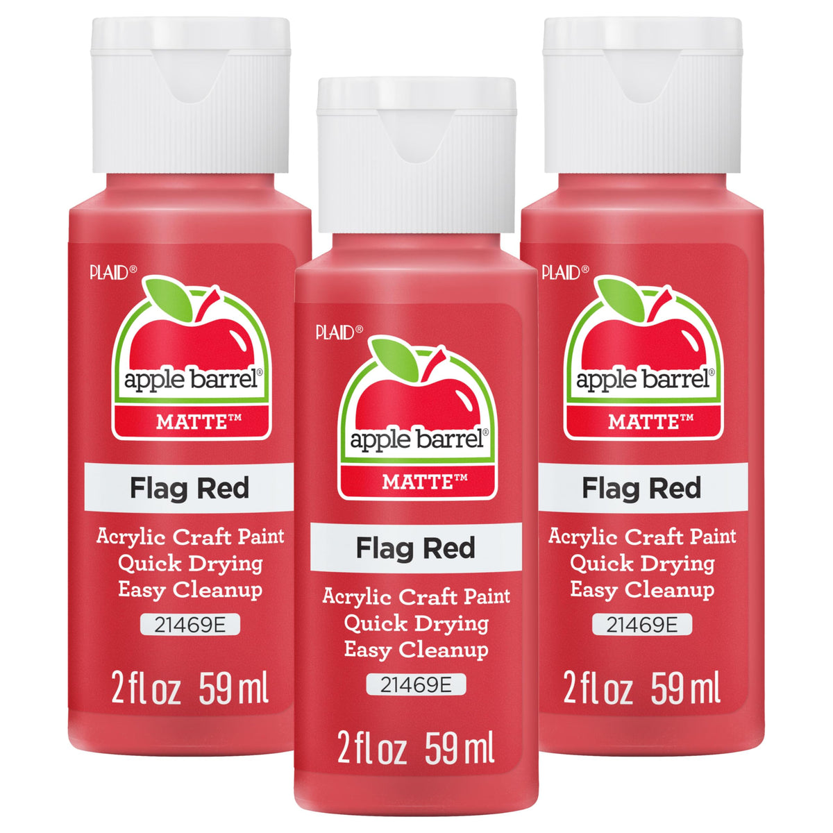 Apple Barrel Acrylic Paint in Assorted Colors (2 Ounce), 20503 White Jansha Store