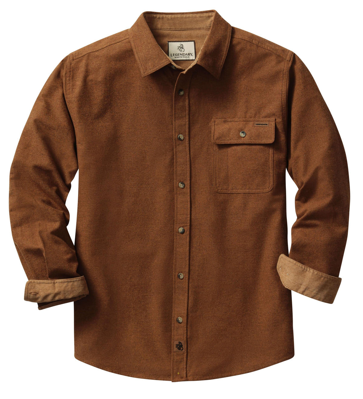 Legendary Whitetails Mens Flannel Long Sleeve Button Down 100% Cotton Shirt Jansha Store