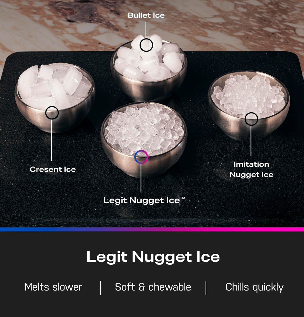 GE Profile Opal 2.0 Ultra Nugget Ice Maker with .75 Gallon Side Tank and Scale Inhibiting Filter, Scoop Included, 38 lbs in 24 Hours, Pellet Ice Machine with WiFi & Smart Connected, Black Jansha Store