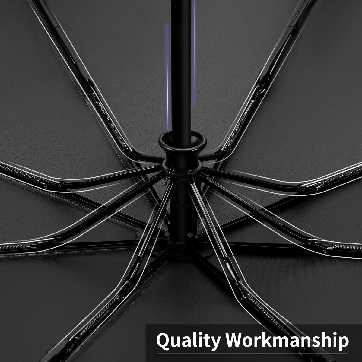 Seniny Windproof Travel Umbrella, Automatic Umbrellas for Rain, Portable & Compact Umbrellas for Backpack, Strong UV for Protection, Folding Small Sun Umbrella for Car, Walking Jansha Store