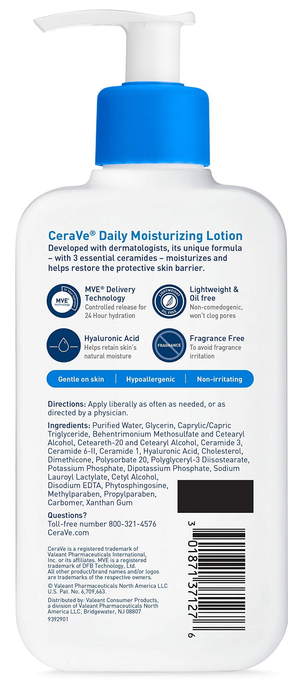 CeraVe Daily Moisturizing Lotion, Face and Body Lotion, Skin care, 19oz Jansha Store