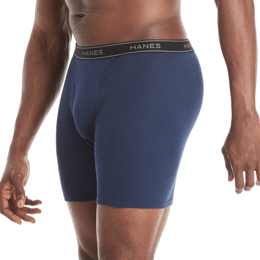 Hanes mens Underwear Boxer Briefs Pack, Cool & Breathable Cotton Moisture-wicking Underwear for Men, No Ride Up Jansha Store