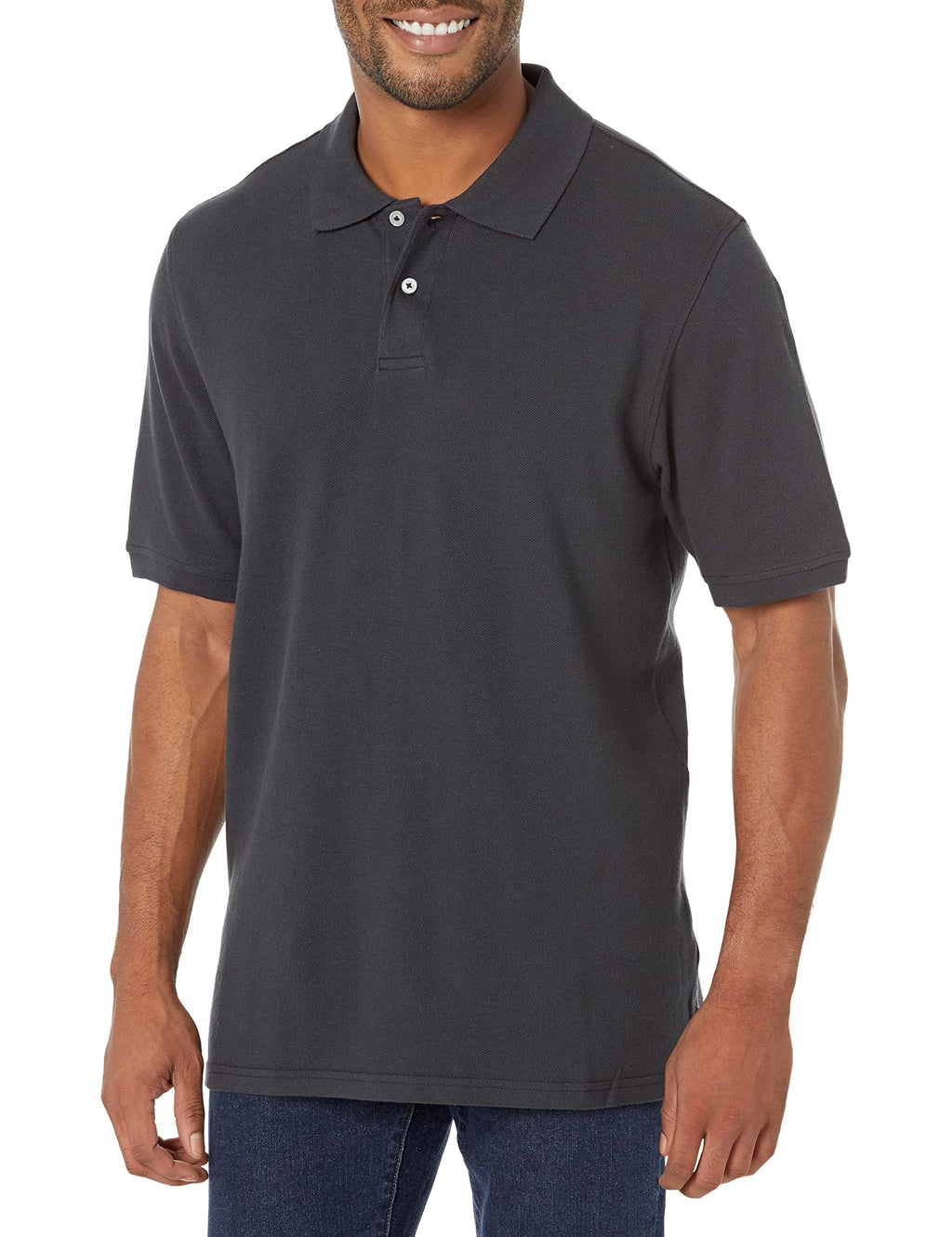 Amazon Essentials Men's Regular-Fit Cotton Pique Polo Shirt Jansha Store